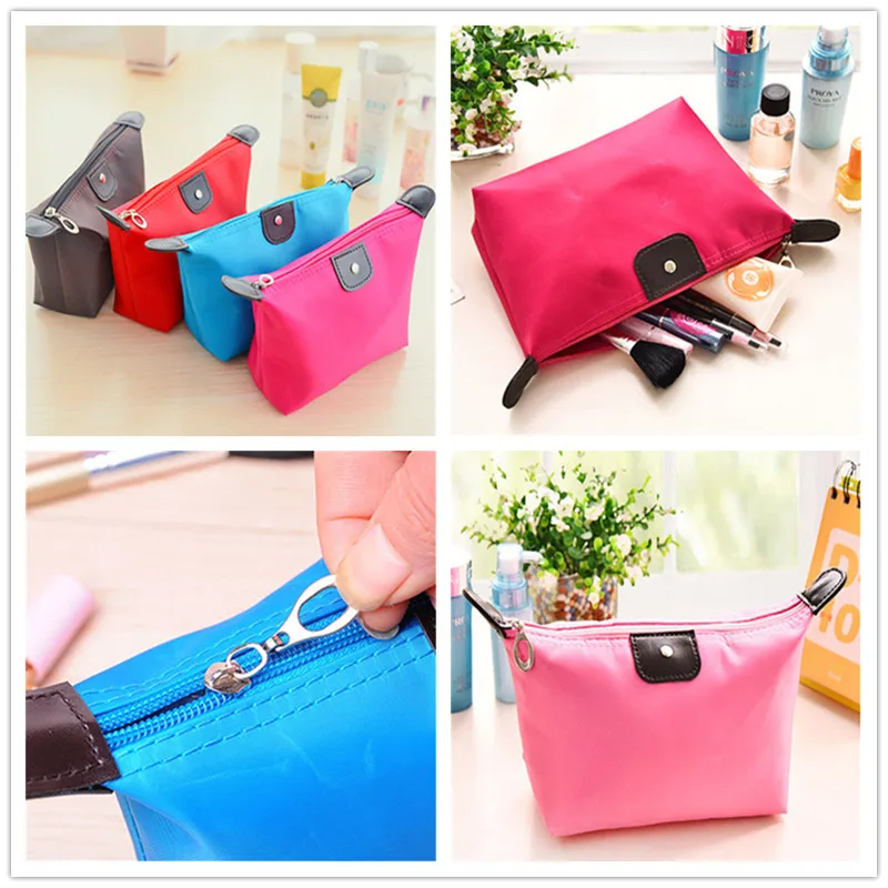 nylon travel purse