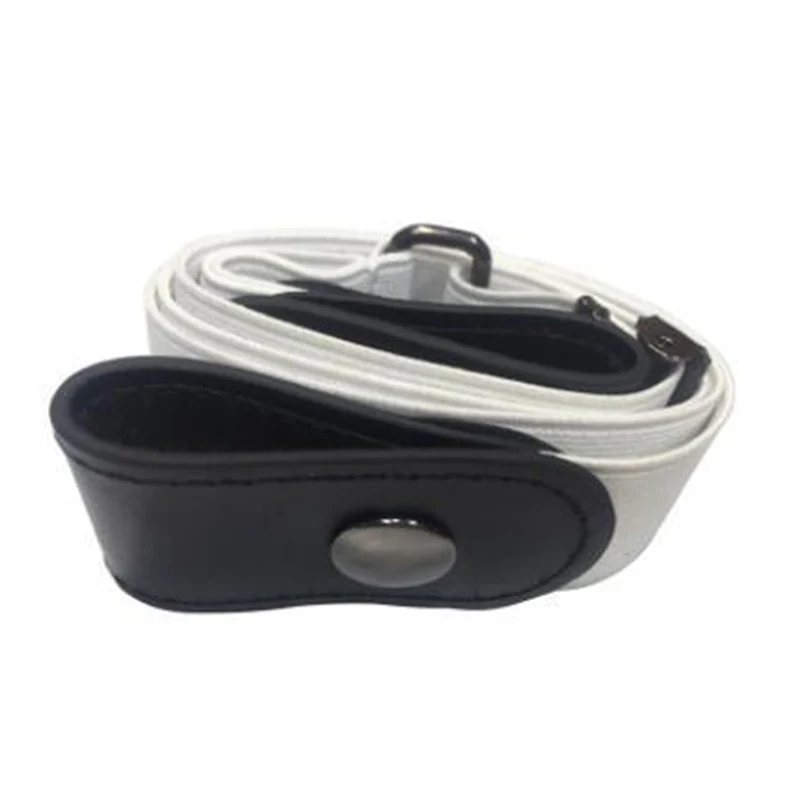 Пряжка Регулируемый ремень дышащий из искусственной кожи эластичный для женщин мужчин джинсы брюки ZJ55