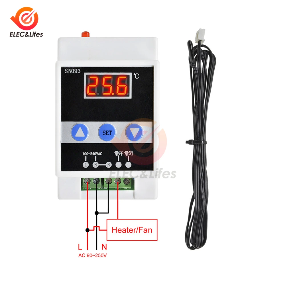 SSR TEC15011 Temperature Control 90-250V Prog 