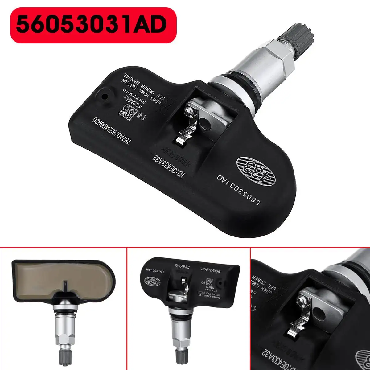 4 шт. 56053031AD датчик контроля давления в шинах TPMS для Chrysler 200 300 Sebring Для Dodge Avenger caliber Jounrey