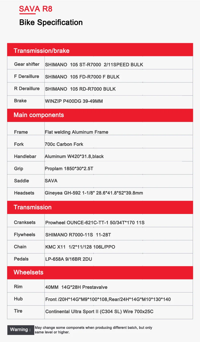 Top SAVA Road Bike R8 Road bicycle Carbon Road Bike 22 Speed bicycle Carbon Bike with SHIMANO 105 22 Speed Road Bike Racing bicycle 4