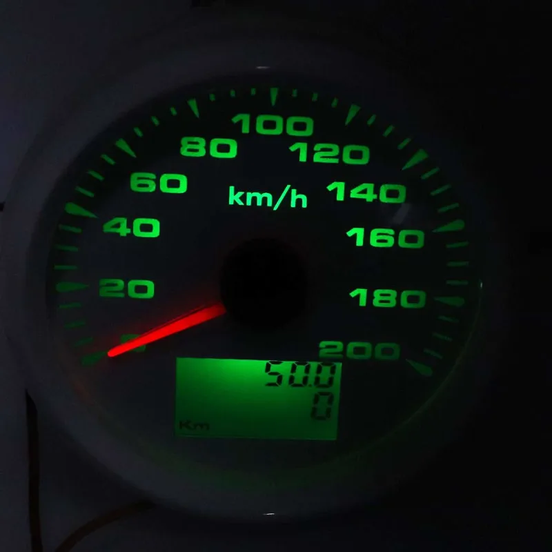 85 мм Цифровой gps Скорость ometer датчик 120 км/ч 200 км/ч Водонепроницаемый Скорость датчики 7 цветов Подсветка 12 V-24 V gps snelheidsmeter