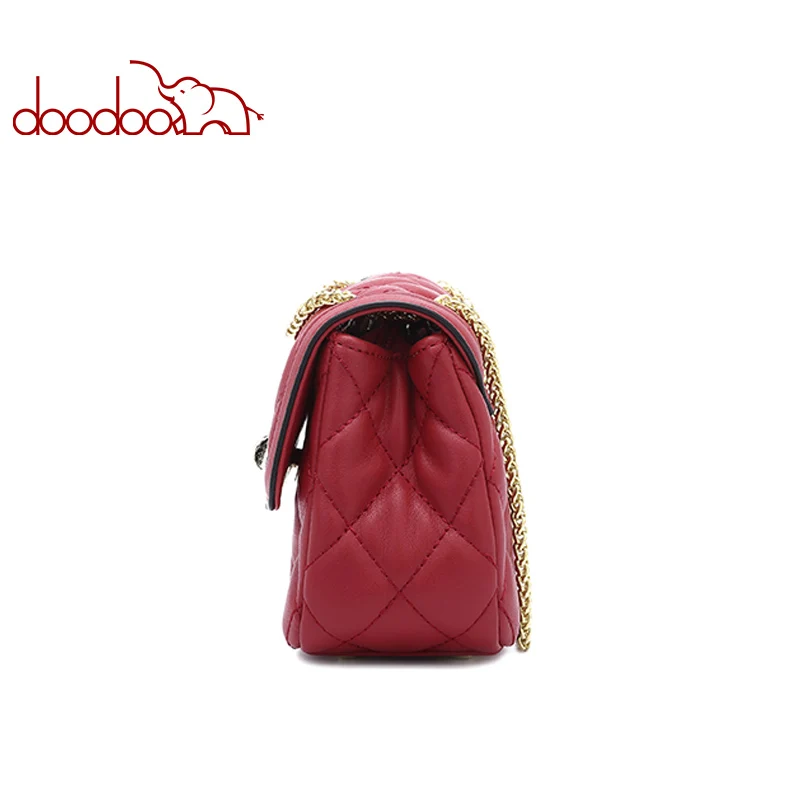 Бренд Doodoo женская сумка через плечо женские сумки из искусственной кожи с заклепками цвет маленькие сумки-мессенджеры