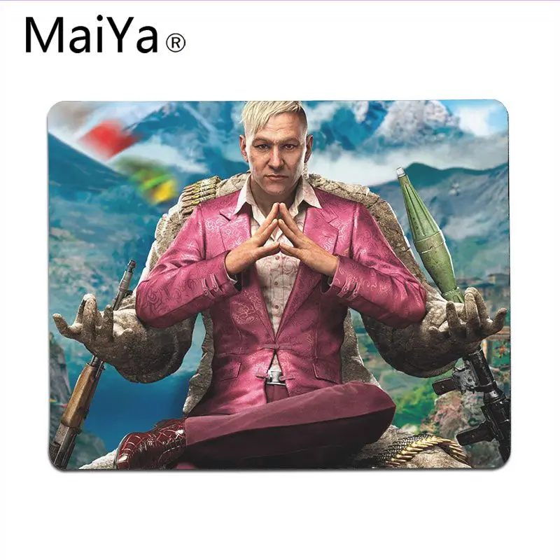 Maiya высокое качество Far Cry 4 силиконовый большой/маленький коврик для мышки игра большой коврик для мыши клавиатуры коврик - Цвет: Lock Edge25x29cm