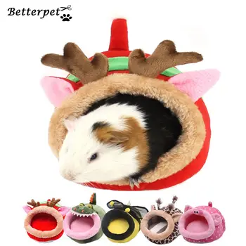

Small Animal Bed Hamster Plush Pet House Guinea Pigs Hamsters Bed Hedgehogs Rabbits Dutch Rats Super Hamsters House Cute Warm