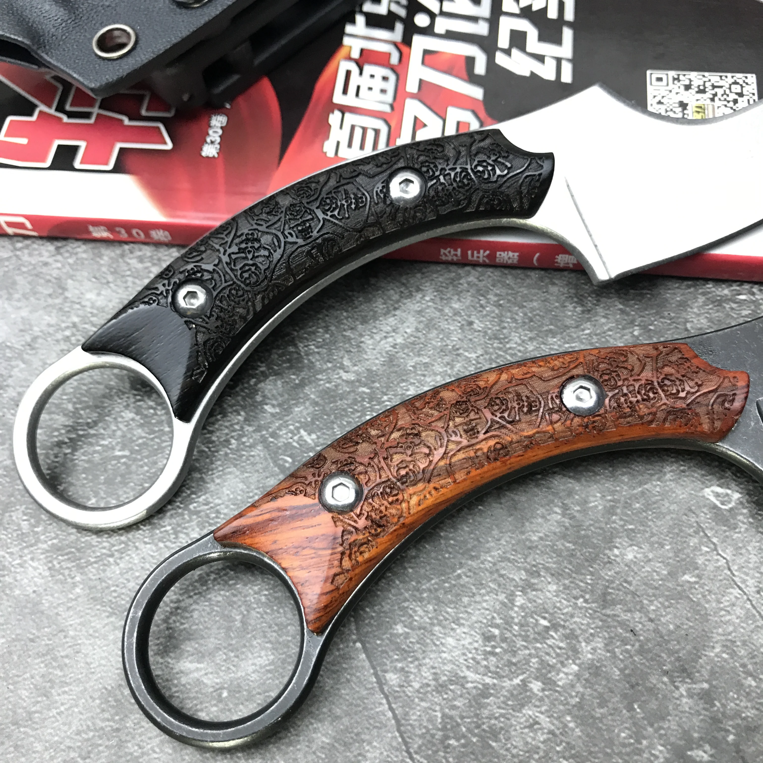 Тактический Открытый Отдых спасательный Karambit CS GO фиксированный нож охотничий Карманный Нож портативные принадлежности для борьбы