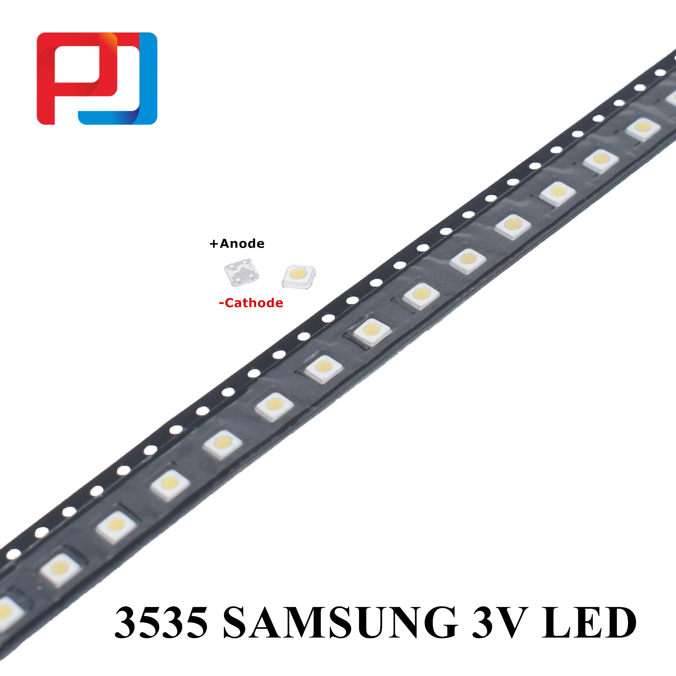 50 шт. светодиодный SAMSUNG подсветка высокой мощности светодиодный 1 Вт 3537 3535 100лм холодный белый ЖК-подсветка для ТВ приложения SPBWH1332S1BVC1BIB