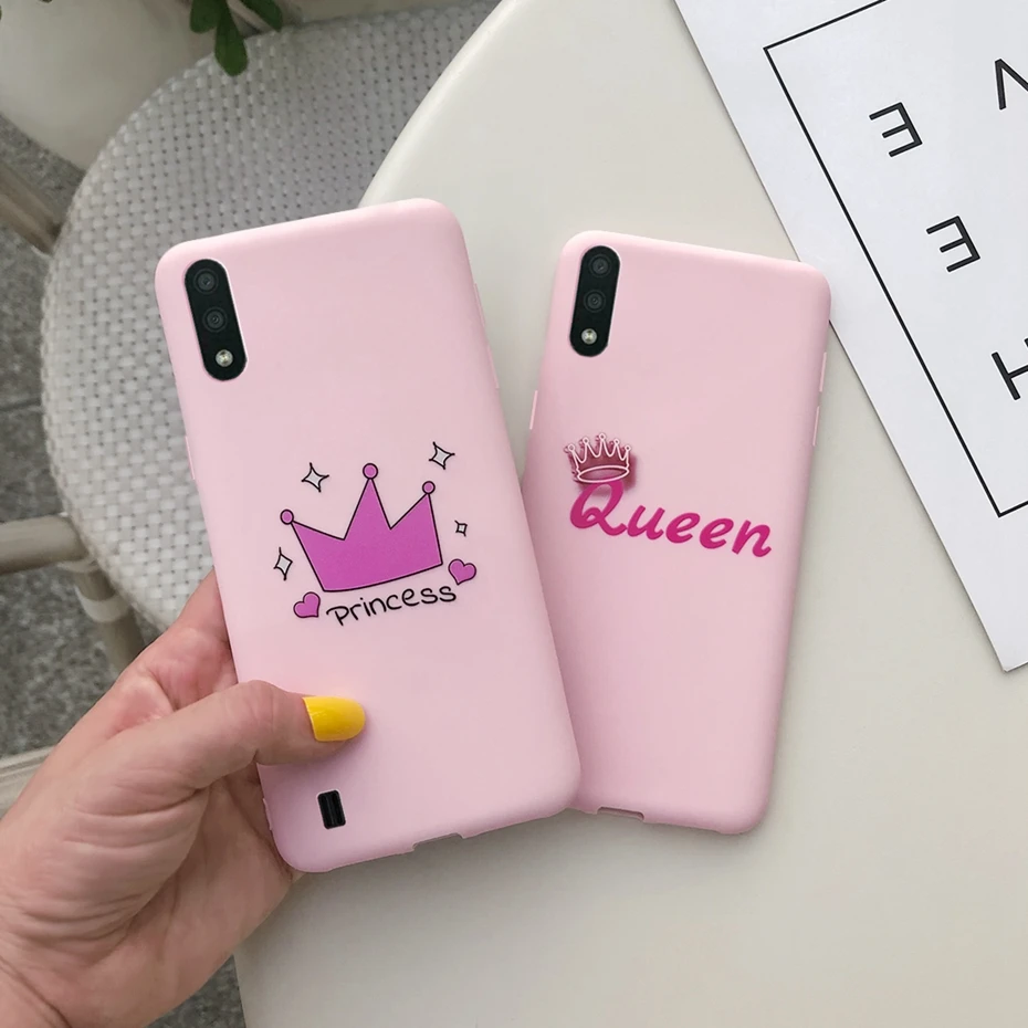 Чехол для Samsung Galaxy A01 мягкий силиконовый чехол накладка из ТПУ с рисунком конфет