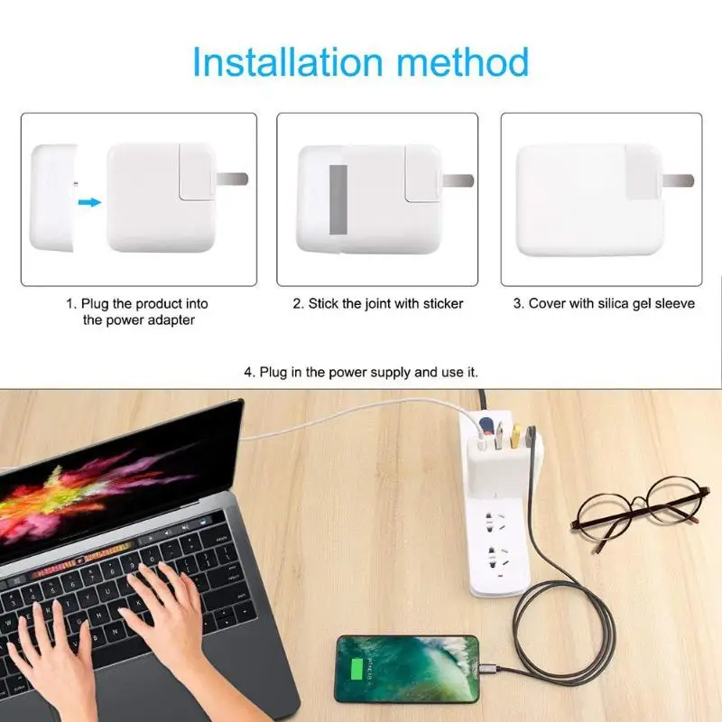 Портативный 4 в 1 концентратор USB Type C 3 USB 3,0 PD док-станция для MacBook Pro 61 Вт адаптер питания мульти-устройство Зарядка стабильная новое поступление