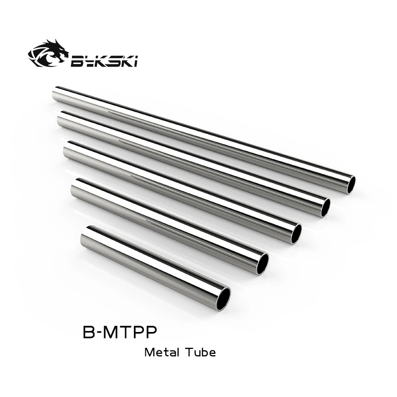 

Bykski B-MTPP металлическая медная труба ID 12 мм 100/150/200/250/300 мм DIY PC werохлаждение od14 мм Серебристый для модели водяного охладителя