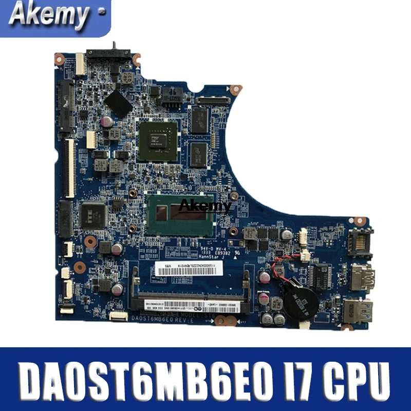 

DA0ST6MB6F0 Laptop motherboard for Lenovo Flex-14 original mainboard I7-4500U GT720M