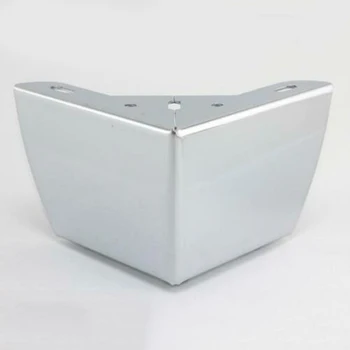 

4X Chrome Metal Feet Chrome Furniture Legs For Sofa/Bed/Chair/Cabinet 5.5-10CM