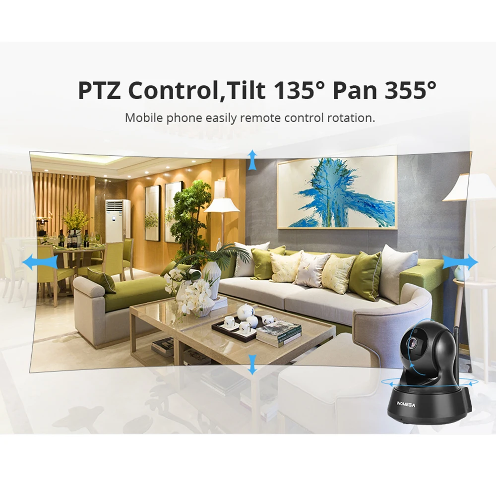 INQMEGA IP камера Домашняя безопасность двухстороннее аудио HD 720P 1080P Draadloze мини камера 1MP Nachtzicht Wi-Fi камера видеонаблюдения детский монитор