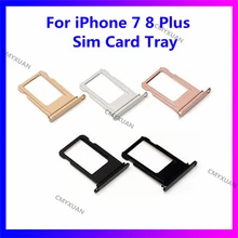 

For SIM Card Holder Tray Slot Adapter Socket Replacment Repair Parts For iPhone 7 8 Plus