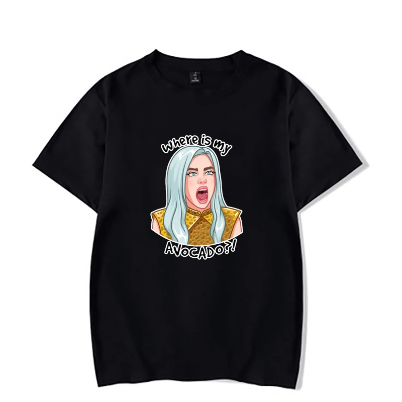 Модная детская одежда Billie Eilish, топы для маленьких девочек, футболки для мальчиков и девочек-подростков, школьные футболки, Kpop, повседневный Детский костюм