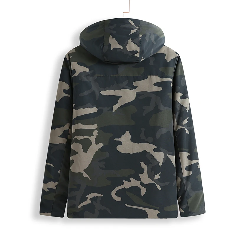 8XL 7XL 5XL 4XL зимняя мужская куртка горячая Распродажа камуфляжное армейское толстое теплое пальто Мужская парка пальто Мужская мода с капюшоном мужские парки