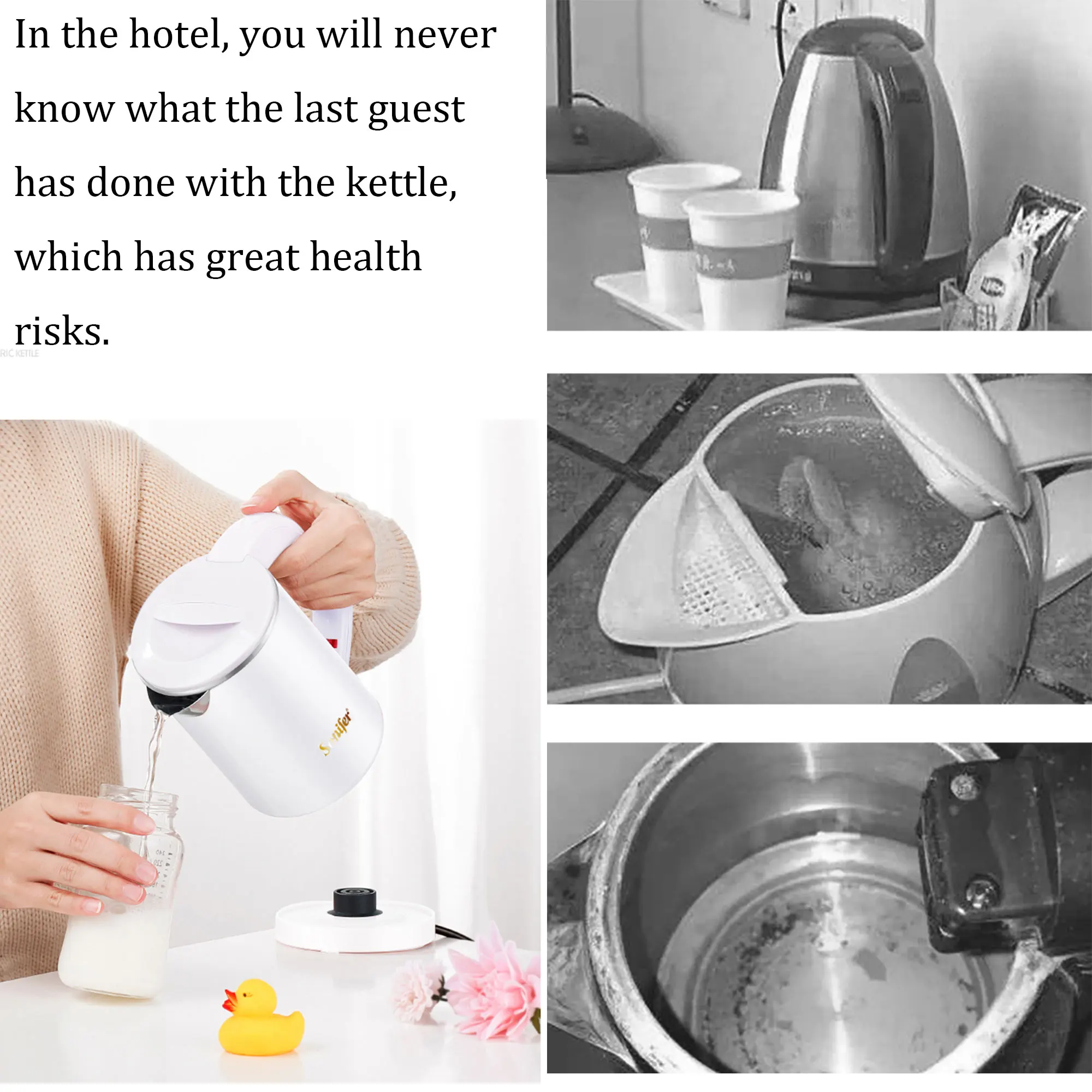 Мини Электрочайник из нержавеющей стали 304 л 600 Вт|Электрические чайники| |