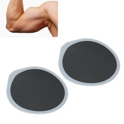 2 Pairs 85mm/3.3in Diameter Electrode Pads Reusable For Electric Tens Slimming Massage Therapy Machine Rehabilitation Equipment