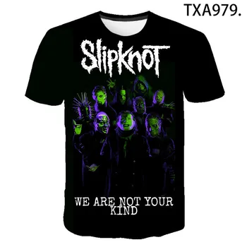 

2020 New Summer Slipknot 3D T shirt Boy Girl Kids Fashion Streetwear Men Women Children Printed T-shirt Cool Tops Tee