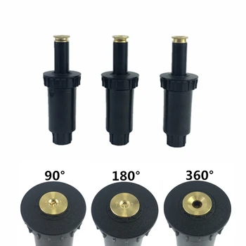 

1/2" Plastic Degrees Garden Watering Irrigation Sprinkler Head Lawn Watering Pop Up Sprinklers 90-360