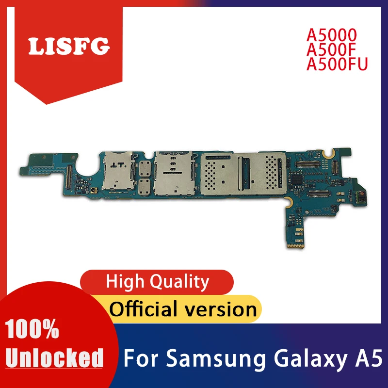 

100% Unlocked Used Mainboard For Samsung Galaxy A5 A5000 A500F A500FU Motherboard Logic Board With Full Chips