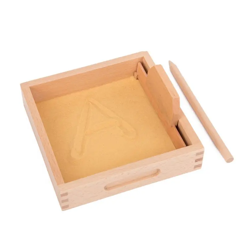  1Set Wooden Sand Table Writing Painting Tools Toy for Kids Children Early Education Learning Toy Gi