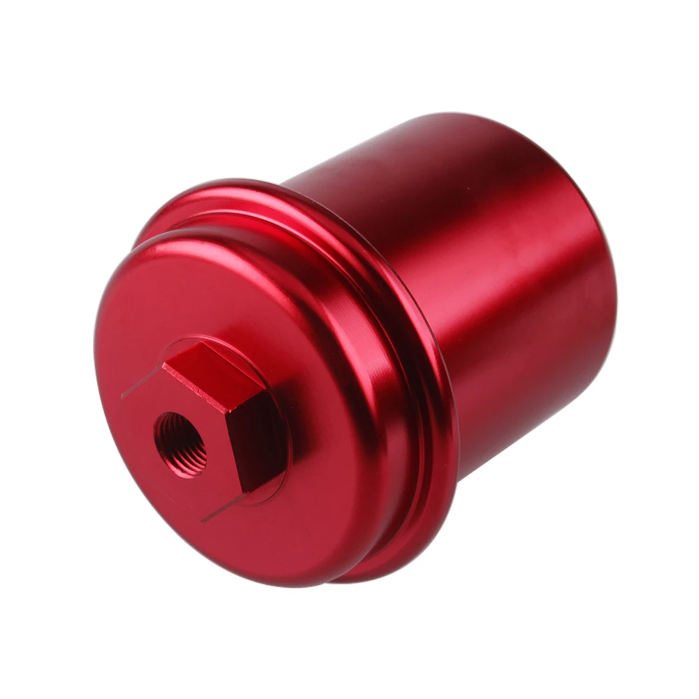 RASTP-Universal JDM Aluminum high flow performance fuel filter washable filter OFI013