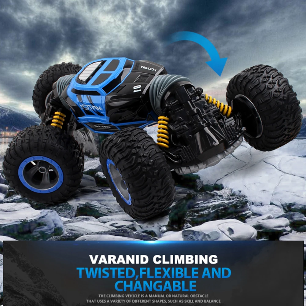 4WD 2,4G One Key трансформация Двусторонняя RC автомобиль скалолазание детская игрушка Интеллектуальные развивающие игрушки