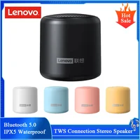 Lenovo Mini głośnik Bluetooth TWS zewnętrzny przenośny głośnik bezprzewodowy kolumna Stereo Bass Surround Music Box wodoodporny głośnik