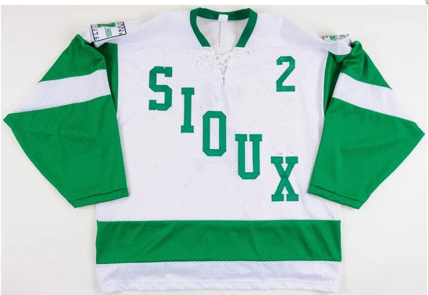 

1959 Retro University of North Dakota Fighting Sioux Hockey Jersey Embroidery Stitched Customize any number and name Jerseys
