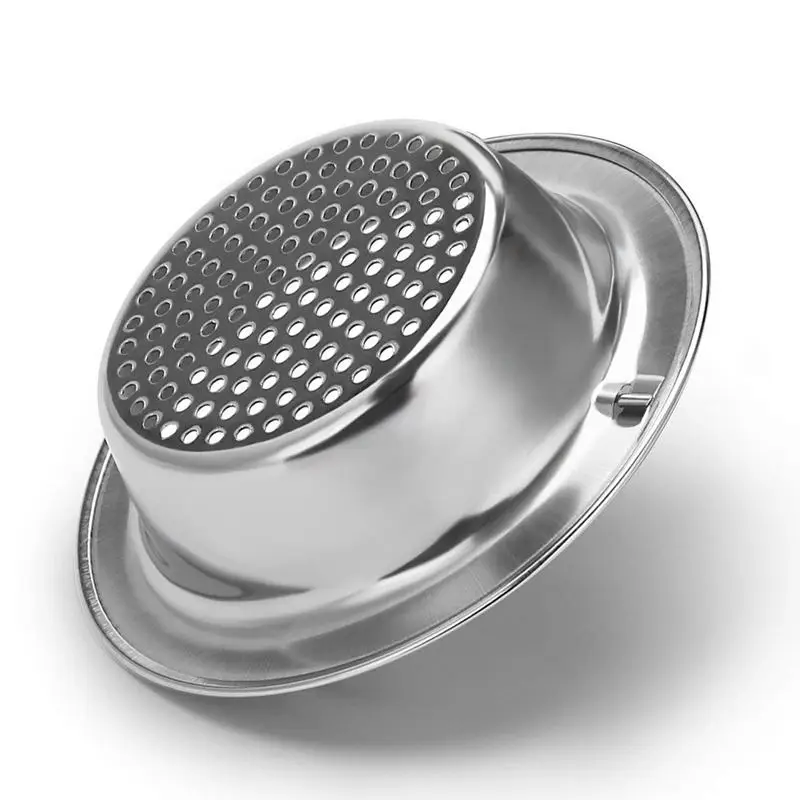 

2PCS Upgrade Stainless-Steel Kitchen Sink Strainer (Hand-Held), Premium Drain Filter Strainer, Large Wide Rim 4.33 inch Diameter