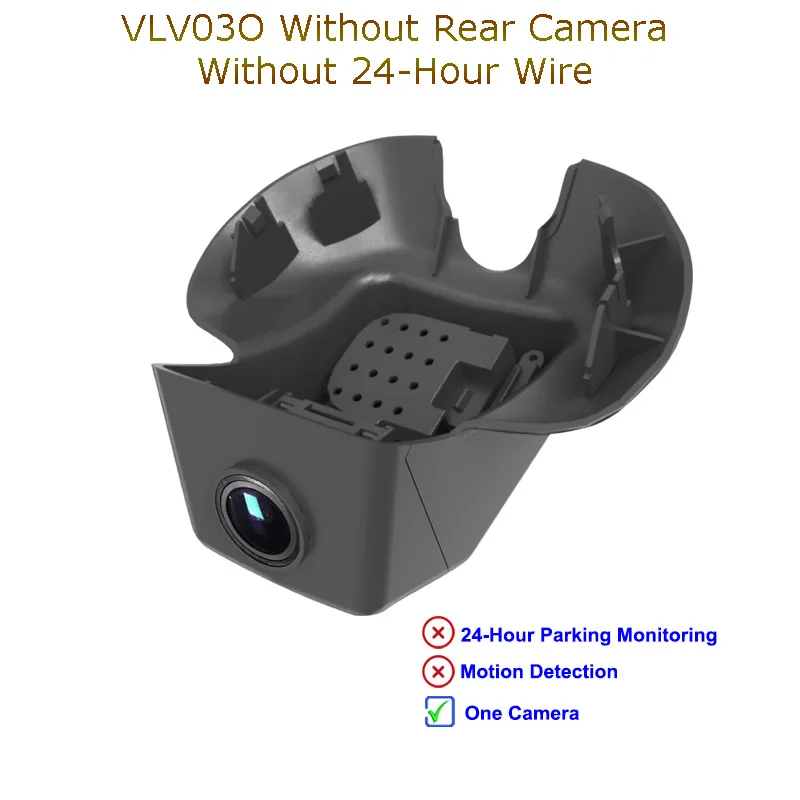 Jabriel 1080P Автомобильная камера 24 часа HD видеорегистратор видео цифровой видеорегистратор для автомобиля камера заднего вида для Volvo v40 xc90 s60 s90 v60 xc60 s80 v50 s40 - Название цвета: VLV03 One Camera