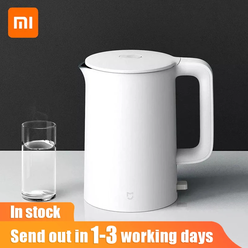 

Xiaomi Mijia Electric Kettle Fast Hot boiling Stainless Water Kettle Teapot Intelligent Temperature Control Anti-Overheat 1A