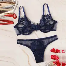 Сексуальный бюстгальтер, комплект для женщин, сексуальное нижнее белье, ночное белье, стринги, нижнее белье, кружевные бюстгальтеры, комплекты одежды для сна, размер S-2XL, Lenceria 661BRS10