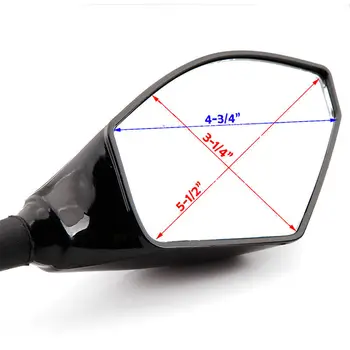 

Parts Turn Signals Lights Motorcycle Rearview Side Mirrors Left & Right