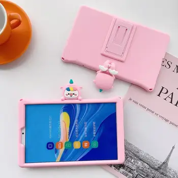 

Cartoon Case for Huawei MediaPad M3 10 8.0 Inch Silicone Rubber Unicorn Tablet Cover for Huawei M3 Lite 10.1 8.4'' Case + Strap