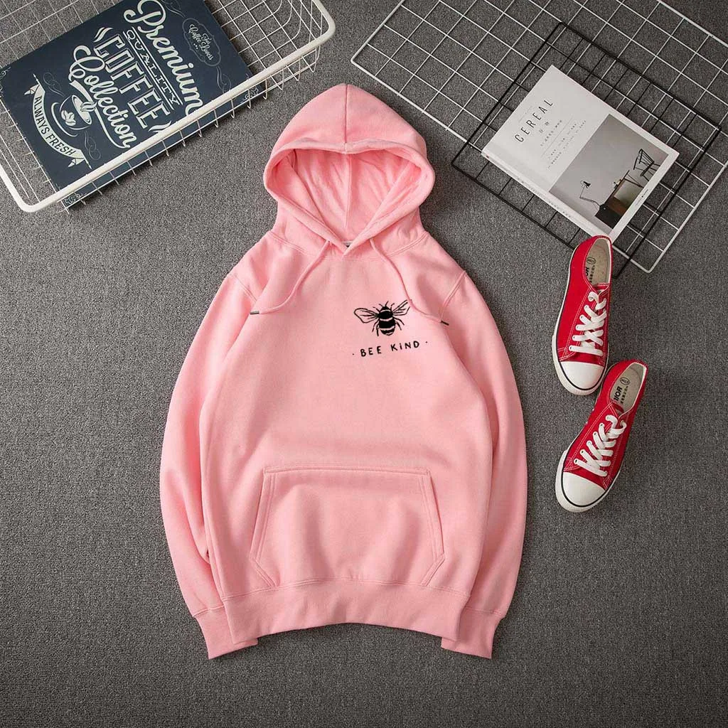 Женская толстовка с капюшоном и принтом толстовки длинным рукавом Повседневная