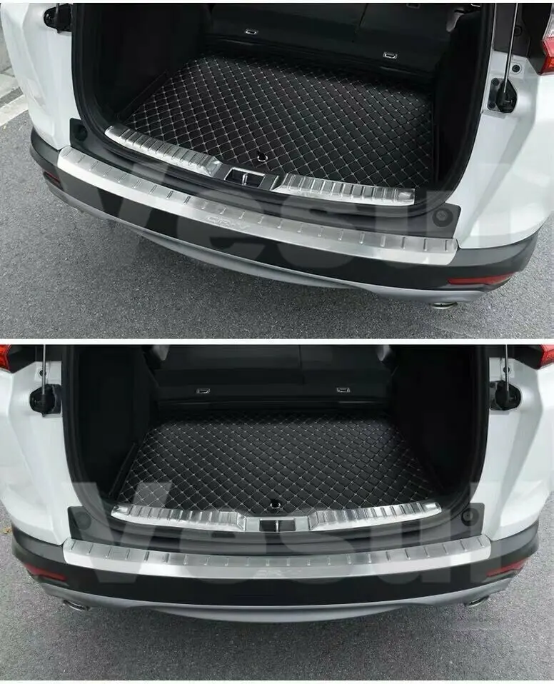 Подходит для Honda CR-V CRV- сталь внешний задний бампер защитная пластина отделка
