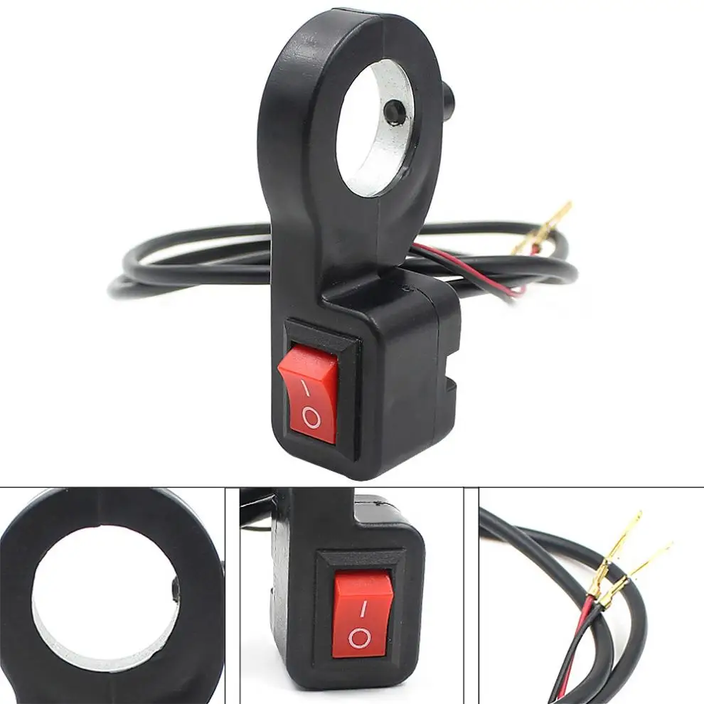 Универсальный Водонепроницаемый светодиодный переключатель на руль мотоцикла
