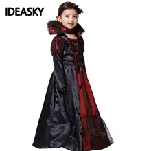 Костюм на Хэллоуин для детей; страшный костюм ведьмы вампира для девочек; карнавальные вечерние маскарадные костюмы принцессы; фантазийное платье