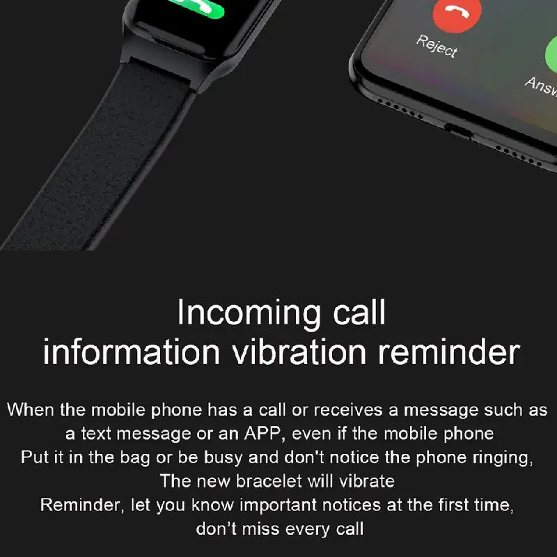 Erillers Smart Watch For Android Ios Smart Bracelet Wireless Bluetooth Earbuds 2-in-1 Fitness Health Tracker Smart men Bracelet