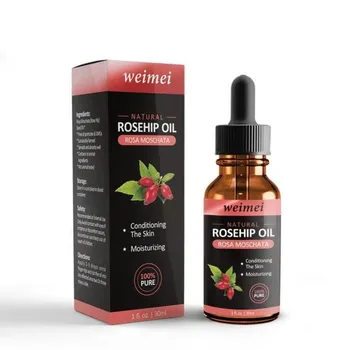 

30ml Organic Rosehip Seed Oil Essential Oil Moisturizing Brighten Care Essence Anti-Dry Anti-Aging Face Care Skin Color