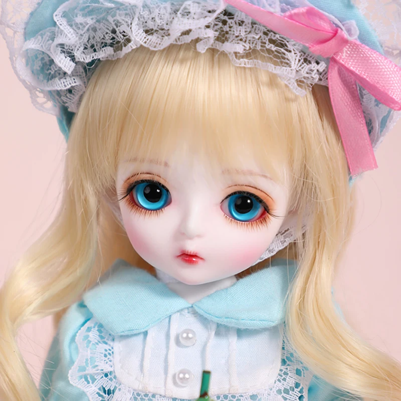 Специальная цена полный комплект 1/6 BJD кукла милая кукла Miu для со стеклянными глазами Девочка День рождения Рождество подарок на год