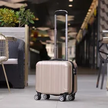

18 inch Travel suitcase spinner wheels carry on Cabin Rolling luggage bag trolley case Student suitcase Luggage set fashion