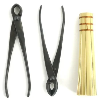 

Bonsai Tool Kit Bonsai Tree Kit Concave Bonsai Cutter- 8 inch Concave Cutter, 8 inch Knob Cutter and Bamboo Brush