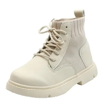 

2020 Autumn Winter Children's boots Girls Boys Martin Boots Casual Warm Ankle Shoes Kids Fashion Sneakers Baby Snow Boots