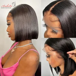 Bob Family 13x4 4x4 13x5x2 Bob Wig Human Hair Wigs Pre Plucked Arabella Remy Peruvian Straight Short Bob Wig Different Bob Wigs