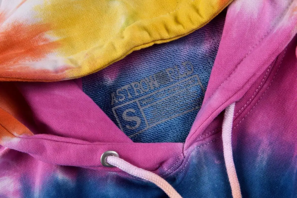 С изображением Трэвиса Скотта astroworld толстовки tie-dye майки с граффити kanye west хип хоп астромир с изображением Трэвиса Скотта пуловер для мужчин и женщин