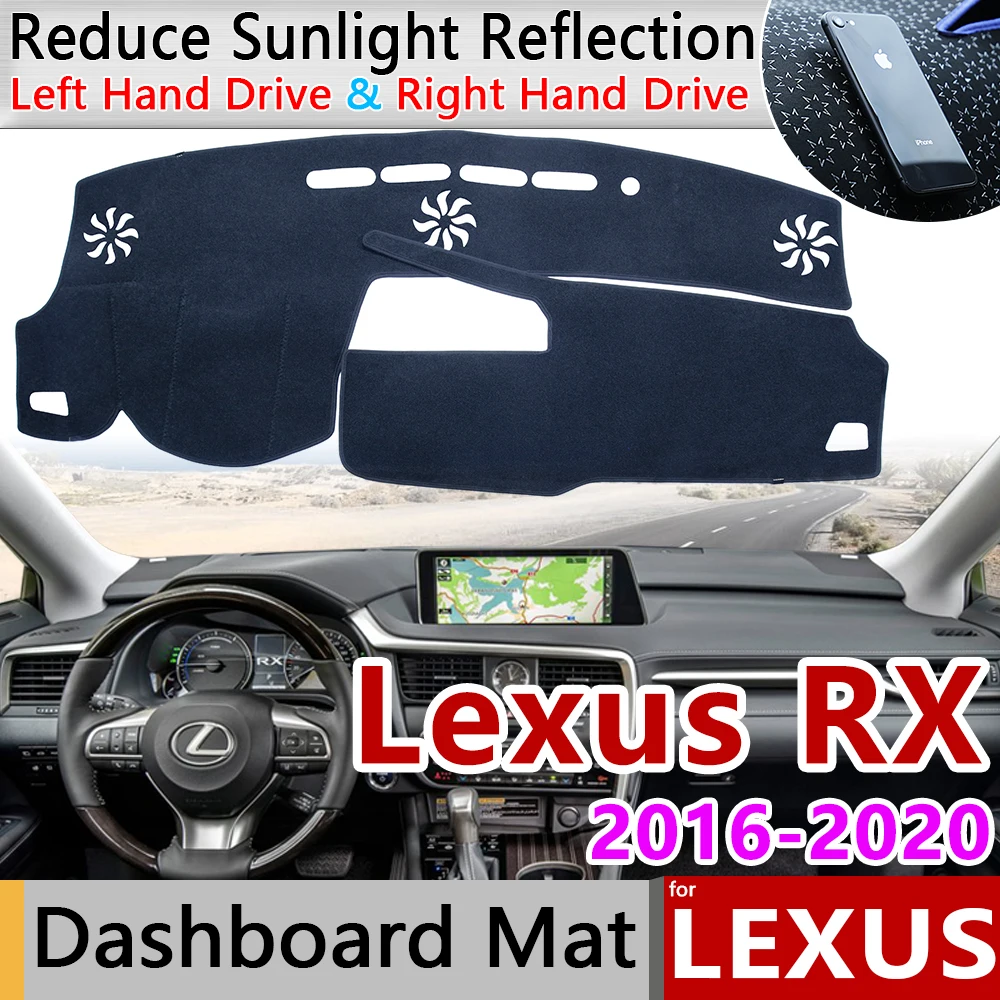 

for Lexus RX 2016~2020 AL20 Anti-Slip Mat Dashboard Cover Pad Sunshade Dashmat Protect Car Accessories RX200t RX350 RX450h 350