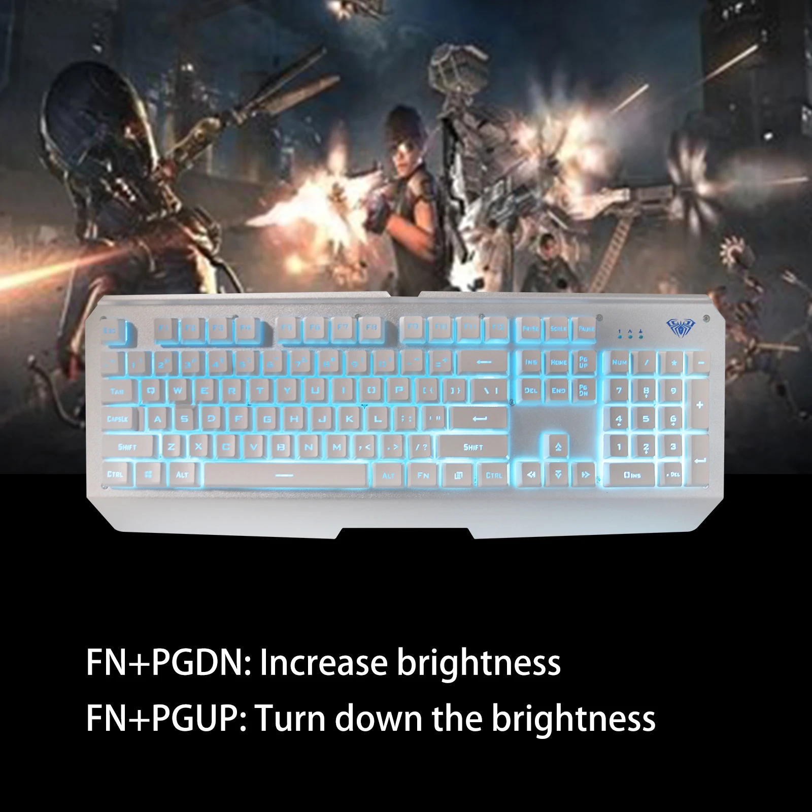 CHUYI 2.4G Wireless Keyboard And Mouse Combo Computer Gaming Keypad Opticl Mice PC Desktop Laptop
